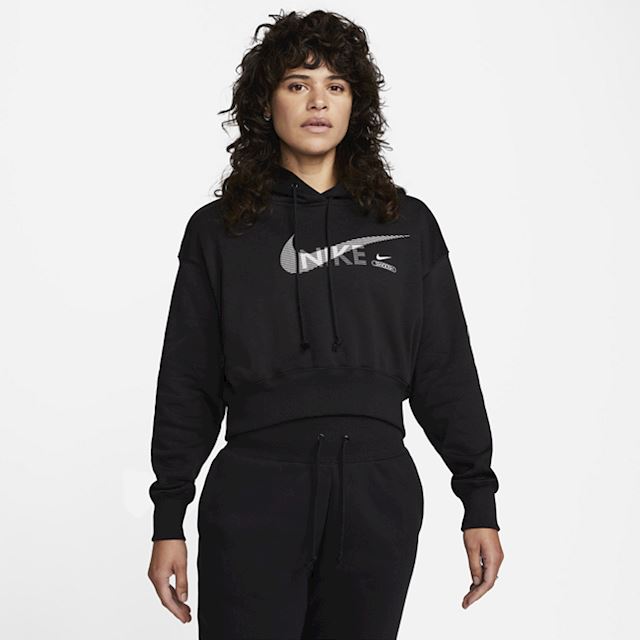 Nike Sportswear Swoosh Women's Fleece Pullover Hoodie - Black | DR5613 ...