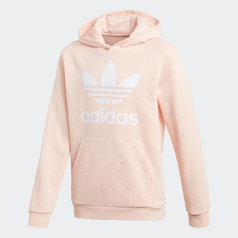 adidas trefoil hoodie beige