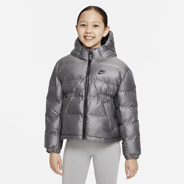Nike Sportswear Older Kids' (Girls') Synthetic-Fill Hooded Jacket ...