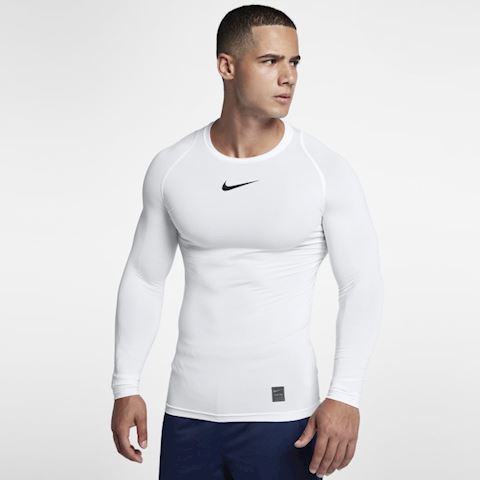 Nike Pro Men's Long-Sleeve Top - White 