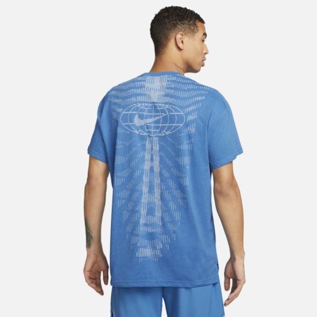 Nike Pro Dri-FIT Men's Short-Sleeve Top - Blue | DQ4866-435 | FOOTY.COM