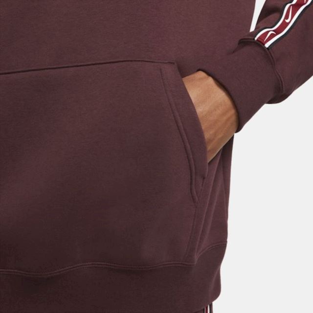 Nike Sportswear Repeat Men's Pullover Fleece Hoodie - Red | DX2028-652 | FOOTY.COM