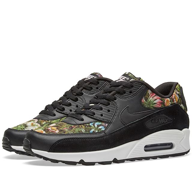 Nike Air Max 90 Suede Womens Trainers Black 881105001