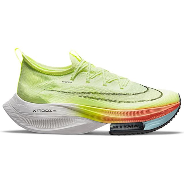 Nike Air Zoom Alphafly NEXT% Flyknit Men's Road Racing Shoes - Yellow ...