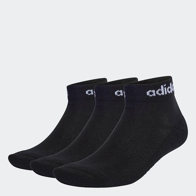 adidas Think Linear Ankle Socks 3 Pairs | IC1305 | FOOTY.COM