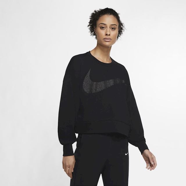 Nike training get fit fleece sparkle sweatshirt Clearance