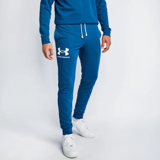 Under Armour Rival Terry Cuffed Pant - Men Pants | 1361642-459 | FOOTY.COM