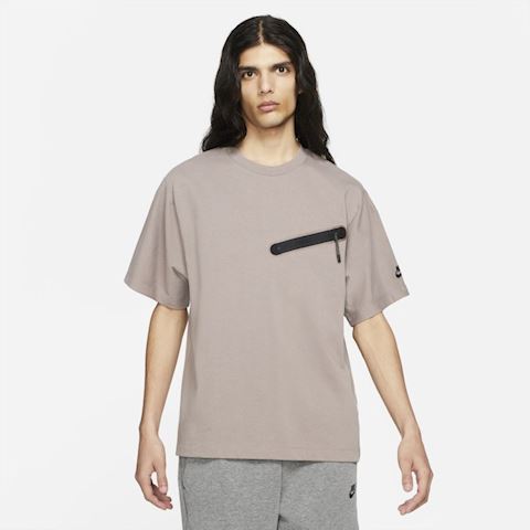 Nike Sportswear Men's Short-Sleeve Knit Top - Brown | DA0797-229 | FOOTY.COM