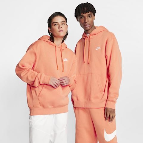 nike sportswear club fleece orange