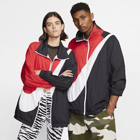 nike woven swoosh jacket