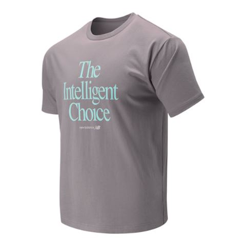 New Balance Intelligent Choice Tee - Dark Cashmere/Ozone Blue Glow | MT93602DCM | FOOTY.COM